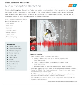 Audio Exception Detection in South Holland,  IL