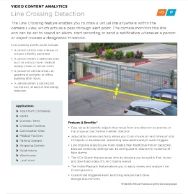 Line Crossing Detection in South Holland,  IL